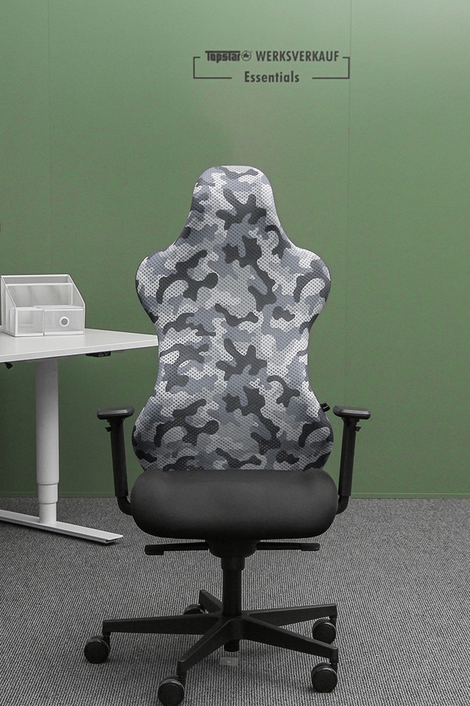 Sitness RS Sport mit Armlehnen schwarz/grau Camouflage