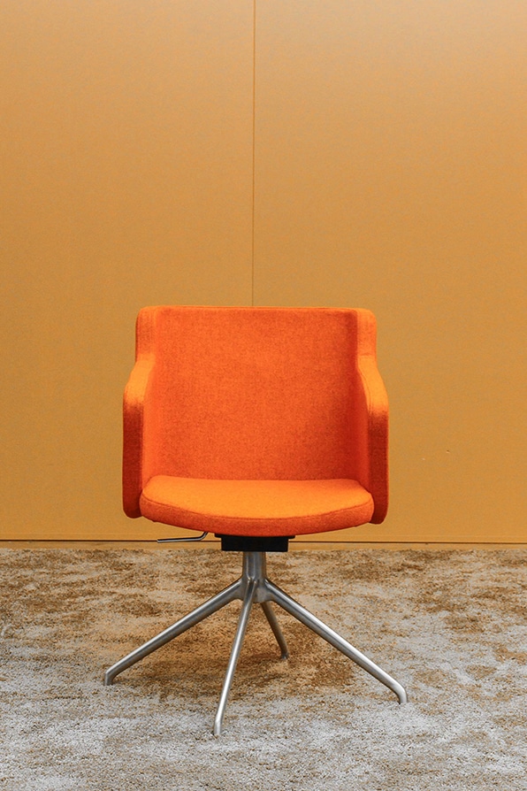 Sitness for Home SFH 1.0 Esszimmerstuhl chrom/orange SQ10351L54G