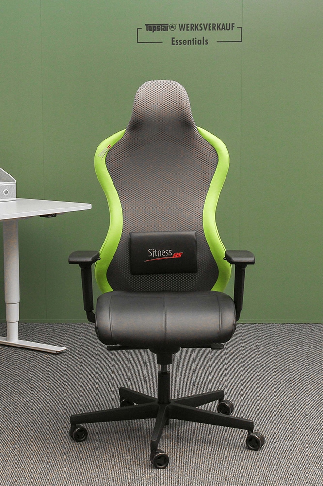 Sitness RS Sport Plus mit Armlehnen TW3 schwarz/grau-grün