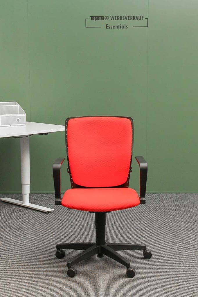 Sitness High Point mit Armlehnen R2 schwarz/neonrot