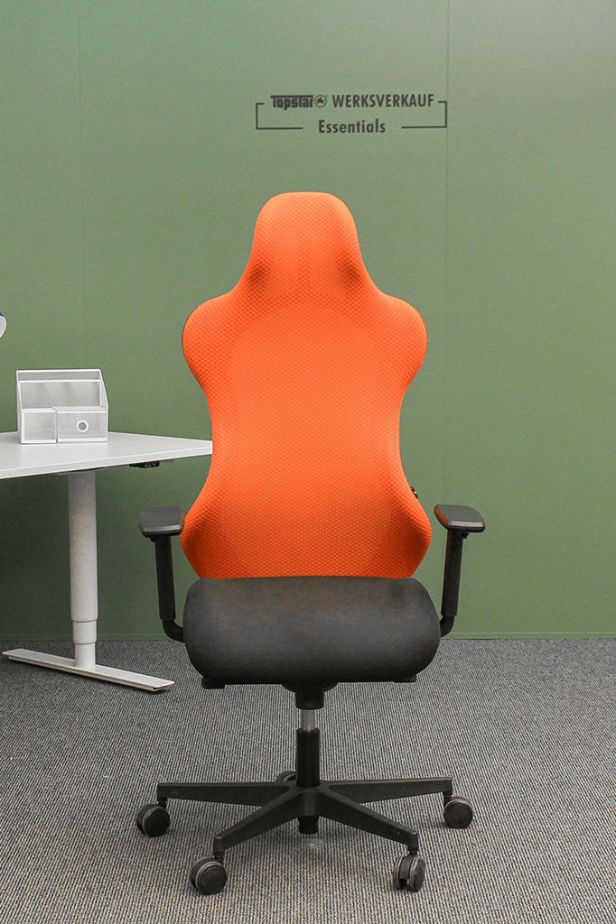 Sitness RS Sport mit Armlehnen schwarz/orange